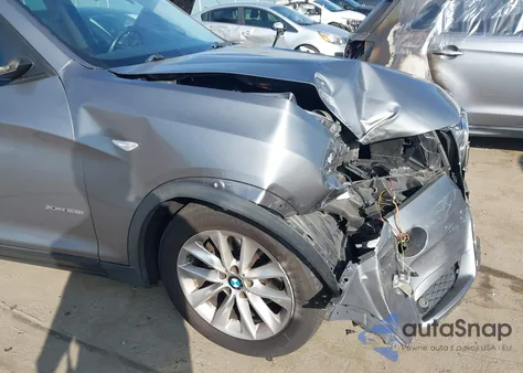 2014 BMW X3 xDrive28I z USA, uszkodzony, nr VIN 5UXWX9C50E0D23698